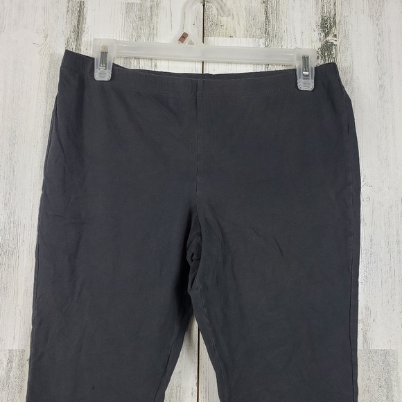 3/$15 Sonoma basic gray cropped leggings women's size medium - Picture 2 of 9